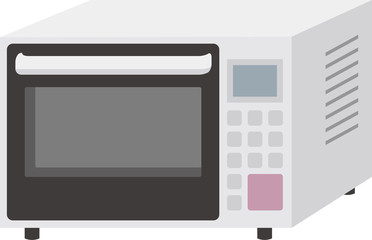 Fototapeta premium 電子レンジのイメージイラスト