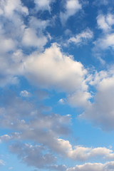 Blue Sky with White Clouds