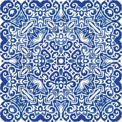 Traditional ornate portuguese azulejo.