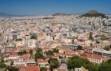 Fototapeta na wymiar Vista di Atene