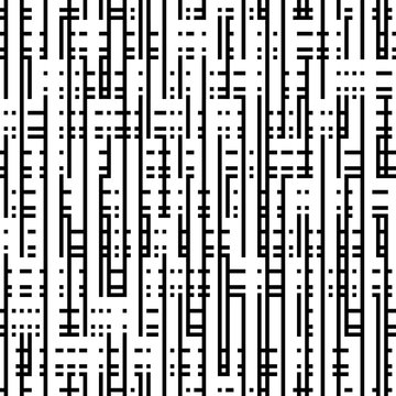 Seamless pattern with horizontal and vertical black segments