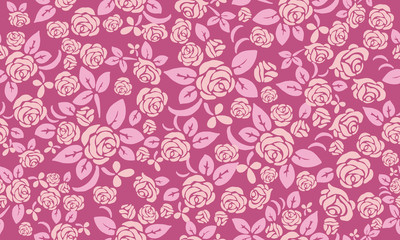 Fototapeta premium Modern banner for valentine, with beautiful pink rose flower background concept.