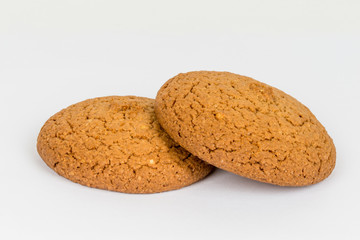 Sweet cookies shot on a white background