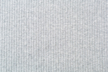 リブ素材の布地・グレー