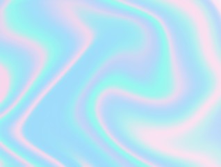 Holographic in neon color. Pastel  illustration of liquid swirl marble pattern. Modern foil background in vivid color, polygon swirl pattern abstract background. Rainbow Colorful digital art surface