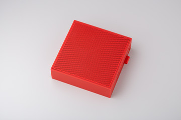 Red wireless speaker