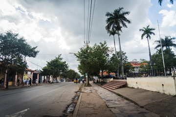 Streets of Vinales, Cuba. 