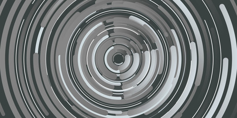 Abstract round comic surprise background, Vector round line geometric shapes.