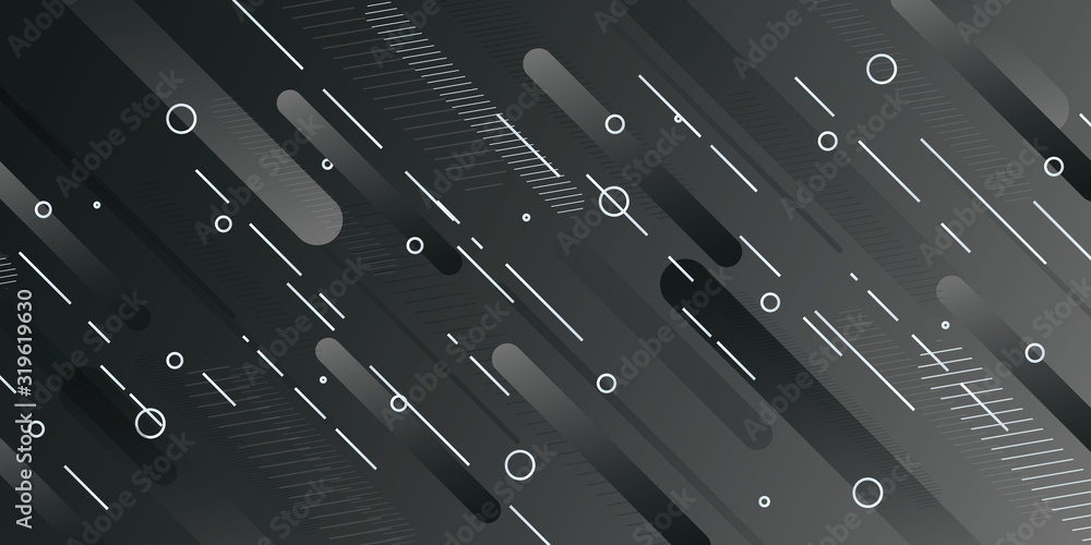 Poster abstract gray background with geometry lines
