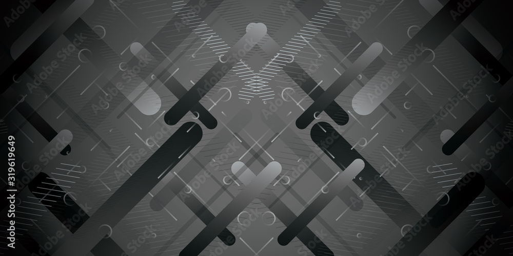Poster abstract gray background with geometry lines