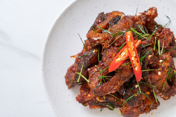 Stir Fried Catfish with Chili Paste
