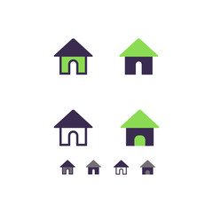 Obraz premium home icon, house icon, Small house. Icon Vector. Simple flat symbol. Home icon. House vector