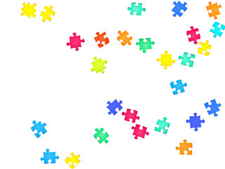 Business mind-breaker jigsaw puzzle rainbow 