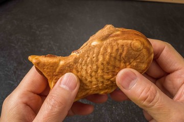 たいやき fish‐shaped pancake (taiyaki)japanese food
