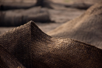 Petate para cocinar agaves