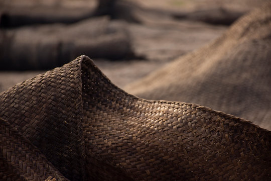 Petate para cocinar agaves