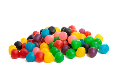 jelly fruit candy isolated