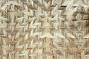 Bamboo wicker light brown part of the classic furniture is usually applied to chairs, tables, until other furniture.