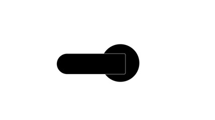 Please flush toilet sign. Template on white background. 