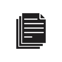 document 2 icon vector design template