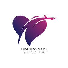 Love Trip awosome simple creative logo template design