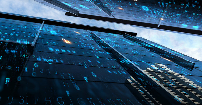 Successful industrial architecture . Mixed media - Powered by Adobe