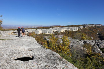 Ancient city of Eski-Kermen in Crimea