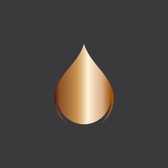 Fototapeta premium Water drop Logo Template vector illustration design