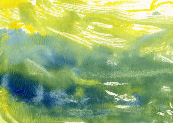 Abstract hand-made pattern, multi-colored background, imitation of oil or watercolor painting,...