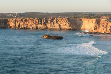 beautiful rocky atlantic coast in portugal