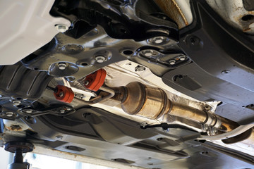 A catalyst is installed on a modern car to reduce the amount of harmful emissions. Modern solutions...