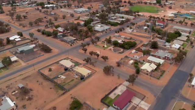 Small town of the Australian outback (Menindee, New South Wales)