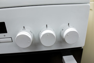 modern control panel of household appliances