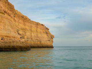 Fototapeta na wymiar beautiful sea caves of portugal algarve coast