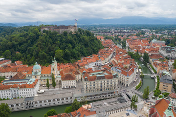 Naklejka na ściany i meble Ljubljana