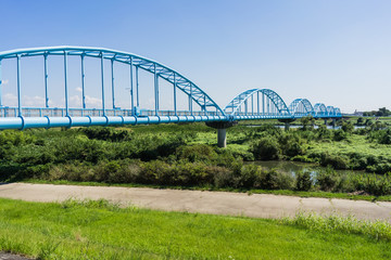 加古川の水管橋
