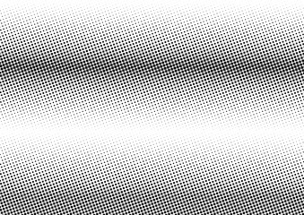 Abstract halftone dotted background. Monochrome pattern with square.  Vector modern futuristic texture for posters, sites, cover, business cards, postcards, interior design, labels and stickers.