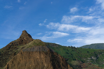 Fototapeta na wymiar Mountains on the island of La Palma, Spain