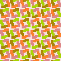 seamless pattern with jigsaw puzzle