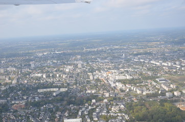 Vue aérienne Tours Indre et loire
