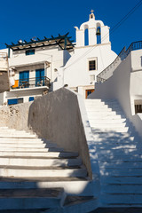 In the old village of Naxos in Greece