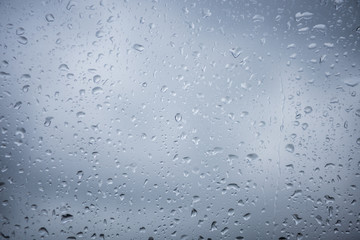 Background of raindrops on glass.Texture concepts.