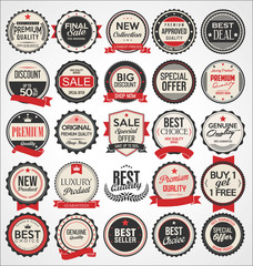 Obraz premium Retro vintage badges and labels