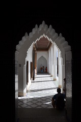 Palais de la Bahia à Marrakech - patio