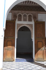 Palais de la Bahia à Marrakech - porte