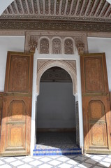 Palais de la Bahia à Marrakech - porte