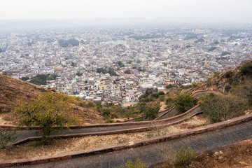 Road up Nahargarh Fort