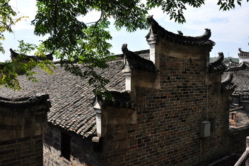 flying roof of Chinese traditional house