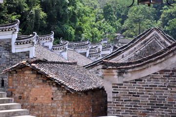 flying roof of Chinese traditional house