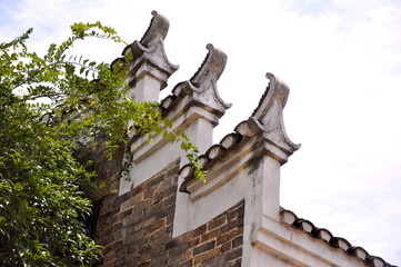 flying roof of Chinese traditional house